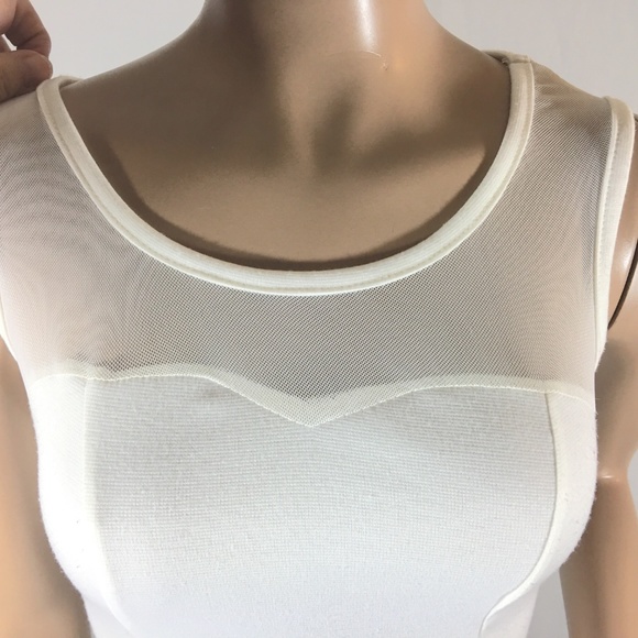 Joyce Leslie White Summer BodyCon Belltop - Picture 2 of 7